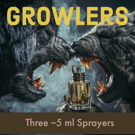 GROWLERS ~ TRIO of 5ML SPRAYERS